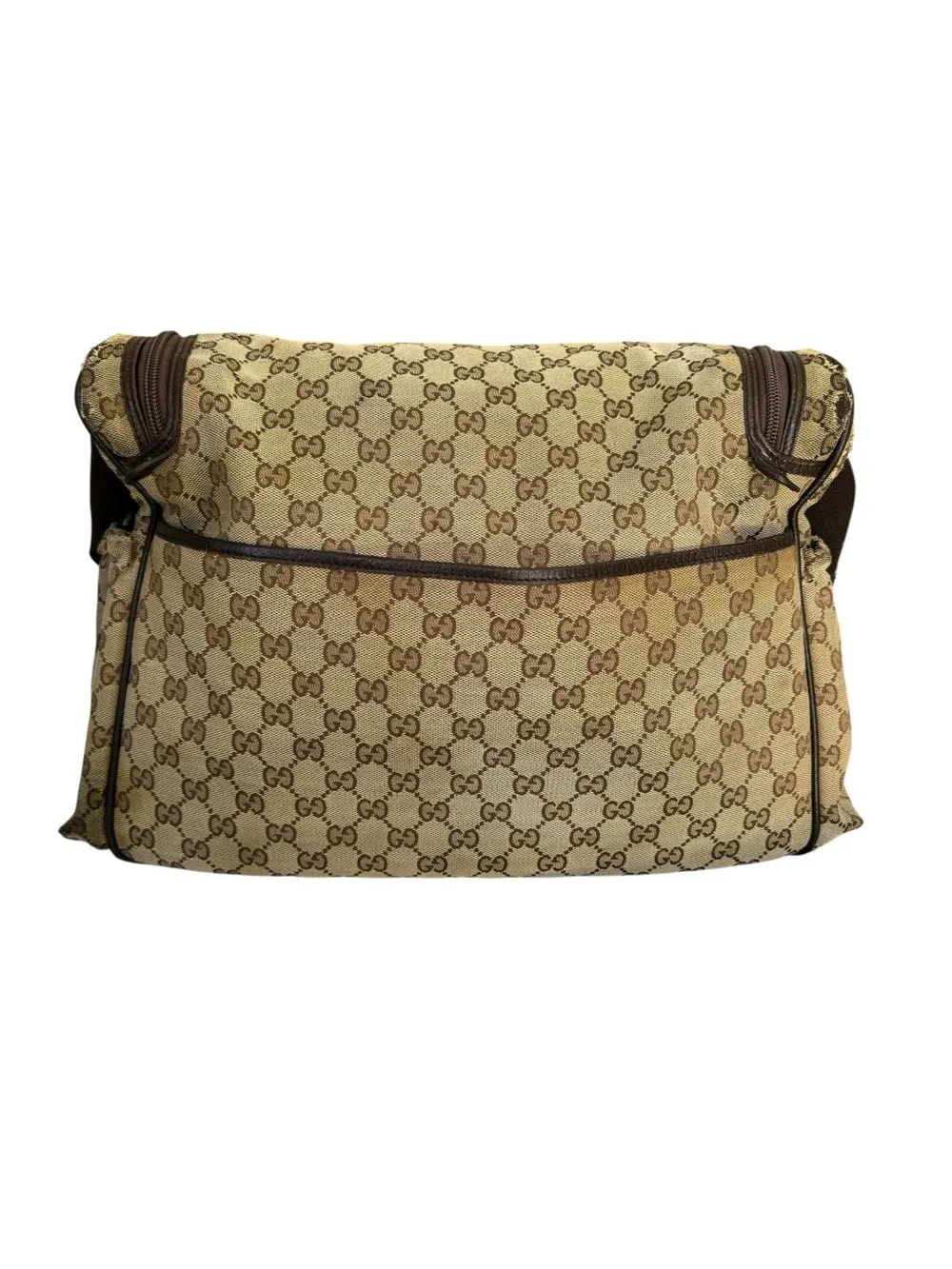 GUCCI GG Canvas Monogram Diaper Baby Bag